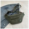 Riñonera Ligera de Pana Bolso Cruzado Moda Estilo Retro Casual Bolso de Pecho Cintura Estilo Fresco Versión Coreana Bolsos de Mano