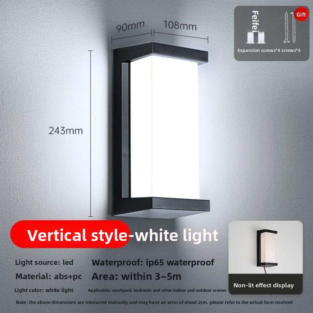 Modern Porch Light Waterproof LED Wall Lamp New Wall Lamp Outdoor Lighting