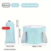 Băiețel pliabil portabil din material textil pentru picioare cu mânere pentru transport ușor - Ideal pentru călătorii și camping