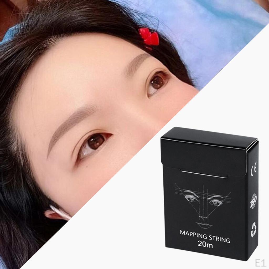 Thread Eyebrow Marker ,Marking Line 20M ,Auxiliary Ruler, Ink Positioning