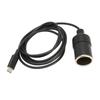 Adaptér Typ C na zapalovač cigaret 4,9 stopy dlouhý 15V3A 45W Stabilní výstup Kabel USB C na zapalovač pro