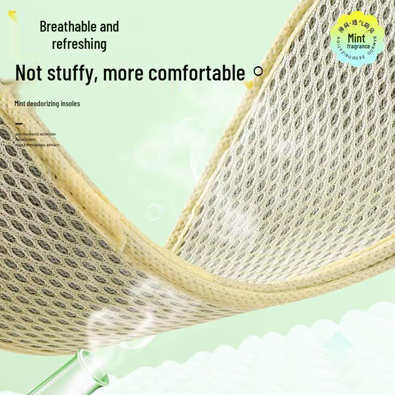 Nano Bamboo Charcoal Antibacterial Insoles - Deodorizing, Sweat-Absorbing, Anti-Mold, Breathable, All-Season.