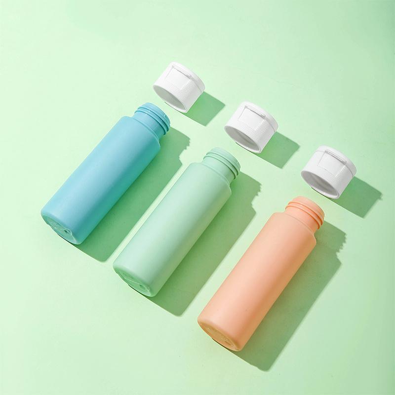 4pcs 50ML Silicone Travel Bottles Accessories Portable BPA Free Leak Proof Squeezable Size Containers Travel Essentials Sets