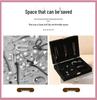 Luxury Portable Jewelry Box with Lock, Large Capacity Storage for Necklaces and Earrings