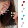 925 Silver Soft Clay Ball Earrings with Easy-Screw Design and Comfortable Fit