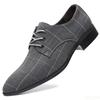 Men's New Fabric Shoes Sharp Pointed Casual Large Size Flat Fashion Breathable Canvas Shoes Lightweight Male Flats Homme Zapatos