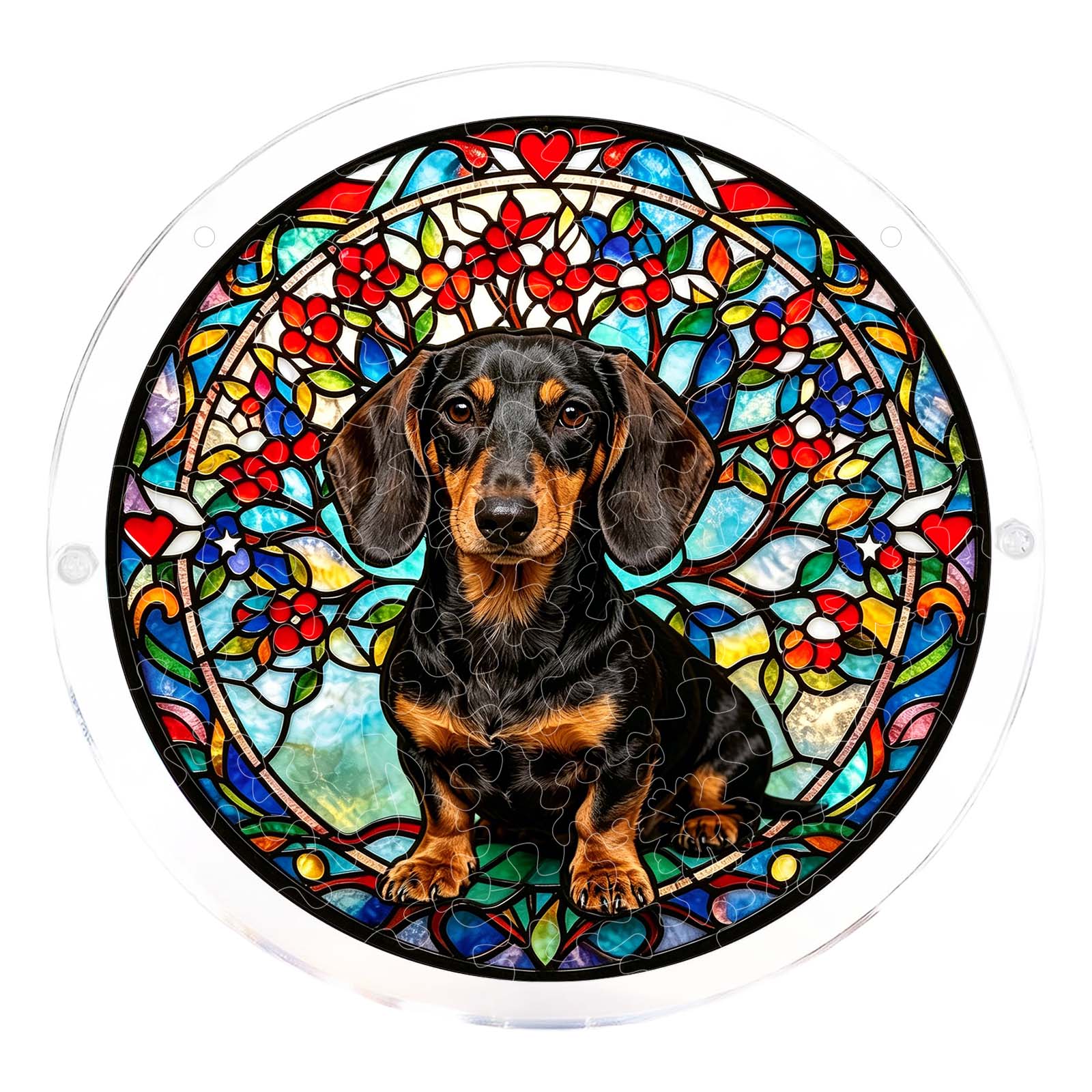 

Acrylic Puzzle Toy Suncatcher Window Hanging One Size