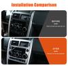 Per Land Rover Discovery Sport 2015-2019 Cornice Copri Pannello di Controllo CD, Bocchetta Aria Condizionata Console Centrale Auto