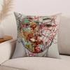 Art Abstract S-Sabine D-Danze Pillow Case Office Cushions Suitable For Sofa Car Bedroom Decorative Cushion Cover
