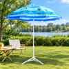 Adult Beach Umbrella with PA++++ Sun Protection, Windproof and Rainproof