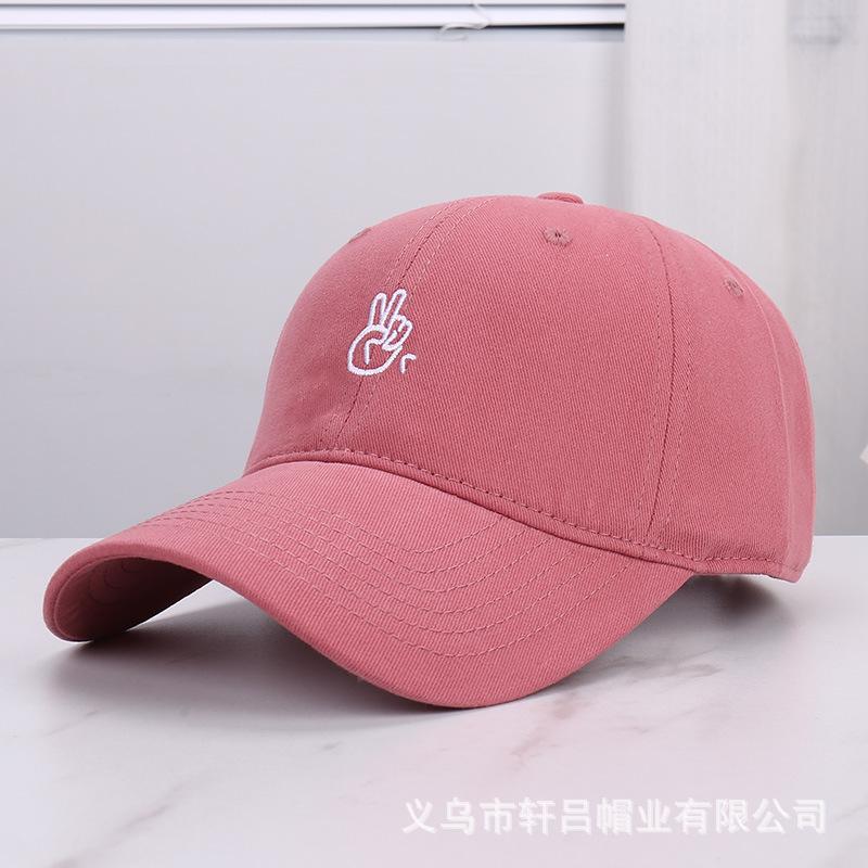 Fashion embroidery versatile baseball cap men's and women's summer new fashion versatile sunshade sunscreen cap
