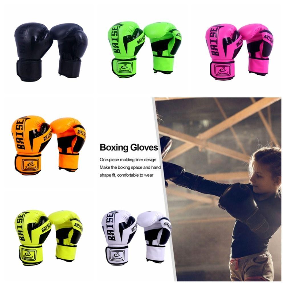 1 Paie of 8 oz 10 oz Boxing Gloves Wear-resistant Punching Gloves  Welterweight Kickboxing