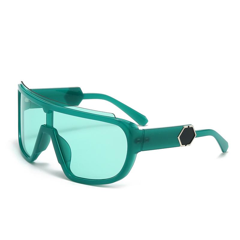 Oversized Sunglasses Women Men Luxury Brand Designer Vintage Punk Outdoor Riding Sport Goggle Sun Glasses