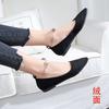 Pointed Single Shoes Women's 2025 New Versatile Women's Shoes Spring Flats Black Autumn Shallow Beanie Shoes