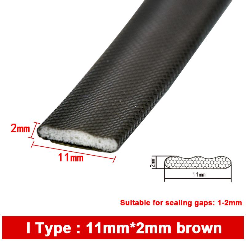 2M PU Acoustic Foam Window Seal Strip SelfAdhesive Noise Reduction Impact Resistance Door Gap Strip Dustproof Weatherstripping