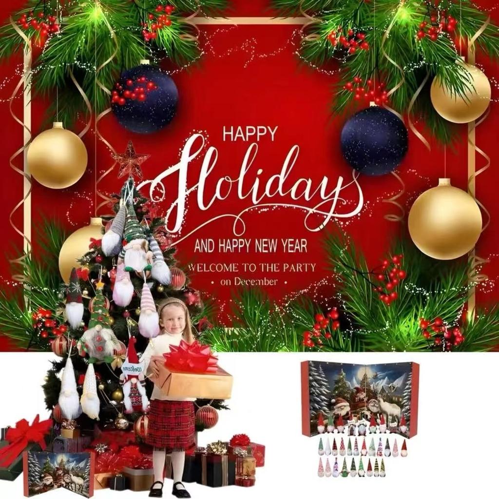 24 Plyšových skřítků Odpočítávací kalendář