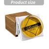 Yellow String Instrument Rosin Cake, Single Round Rosin Unit for Routine Instrument Hair Preparation During Practice and Rehearsal Routines