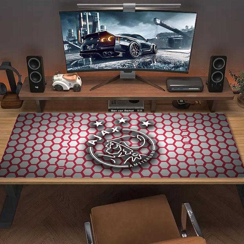 AFC Ajax Large Size Mouse Pad Large Gaming Table Cushion Non-slip Laptop Tablet Big Mousepad XXL Mat Mini PC Playmat With Lock Edge