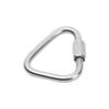 Screw Lock Accessories Triangle Carabiner Keychain Snap Clip Hanging Hook Kettle Buckle Chain
