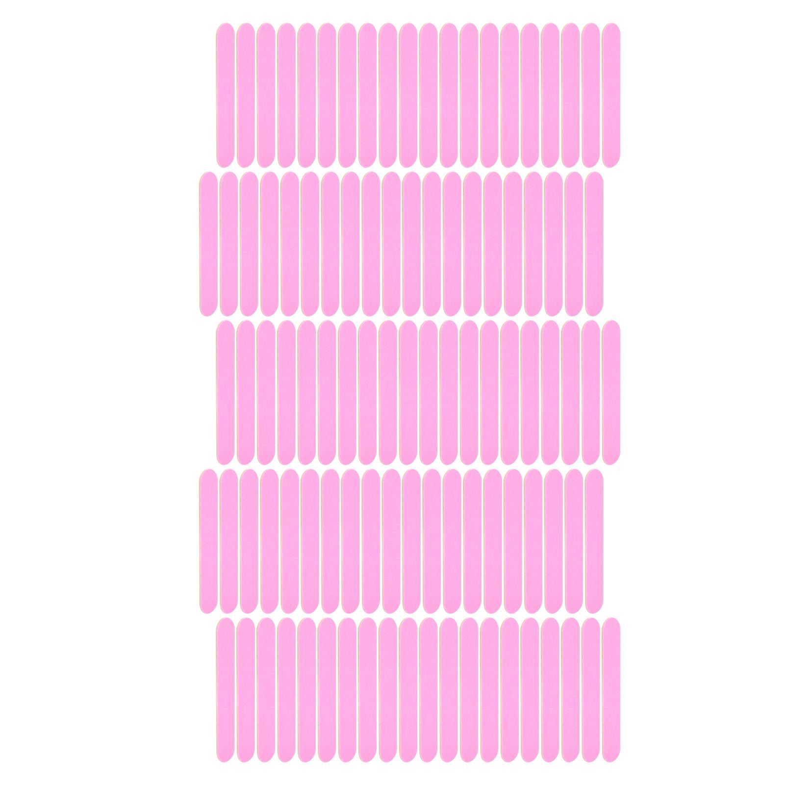 100 stuks Wegwerp Nagelknipper Dubbelzijdige Nagellak Polijst Schuurvijl Nagellak Manicure Vijl(Roze ) roze