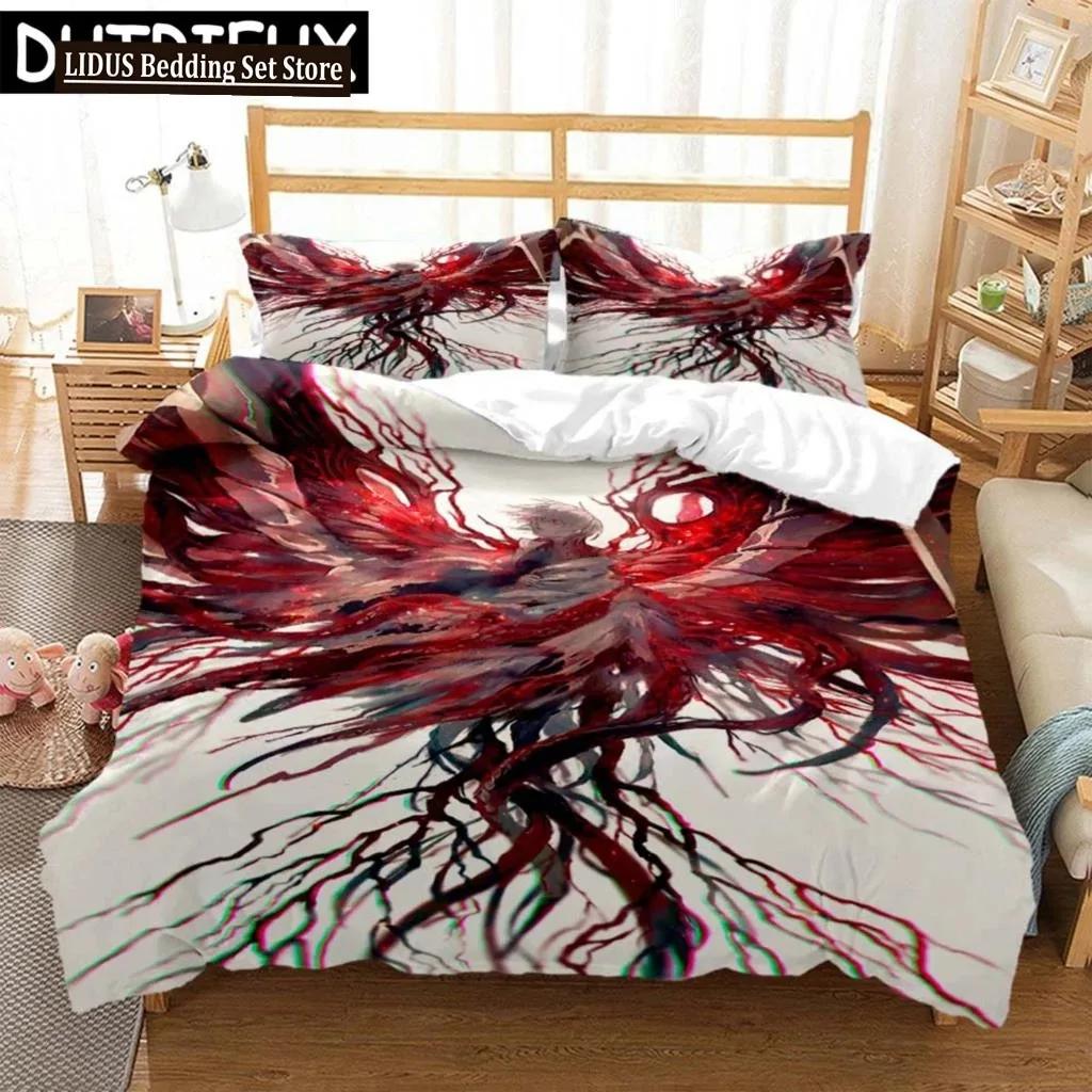 Tokyo Ghoul Digital Print Polyester Bedding Sets Covers Boys Duvet Cover Set For Teens Bedding Set King Size