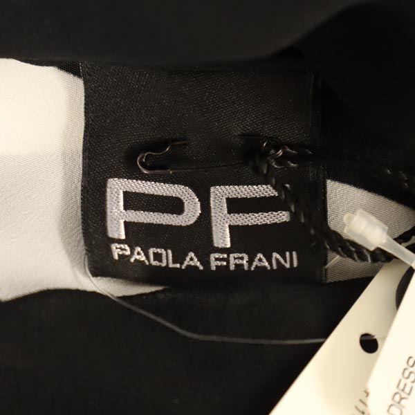 PAOLA FRANI Made In Italy Border Five-quarter Sleeve One Piece Women Used