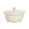 Huihuang 3.8L White Ceramic Covered Soup & Stew Pot