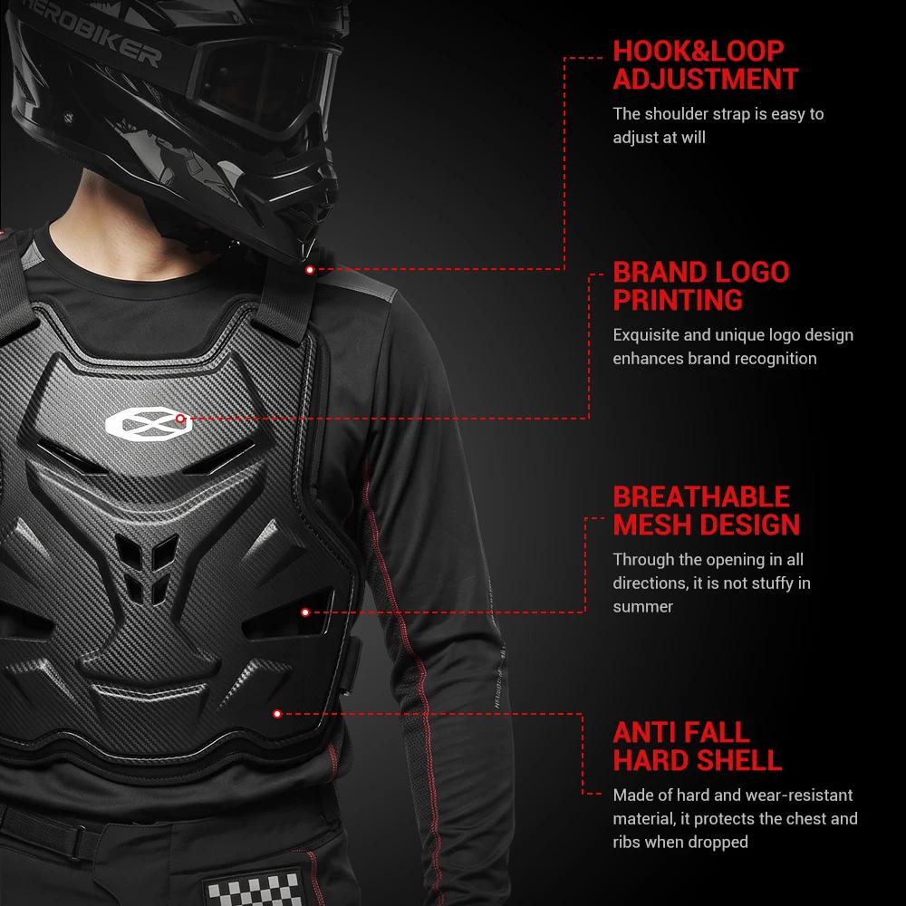 Motorcycle Armor Anti Fall And Anti-collision Motorcycle Armor Vest Elbow Protection Off-road Motorcycle Riding Equipment