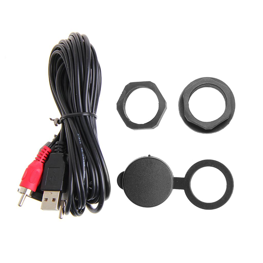 Universelles USB 3,5mm auf 2RCA Adapterkabel HighSpeed USB2.0 Verlängerungskabel 100CM 39,37in