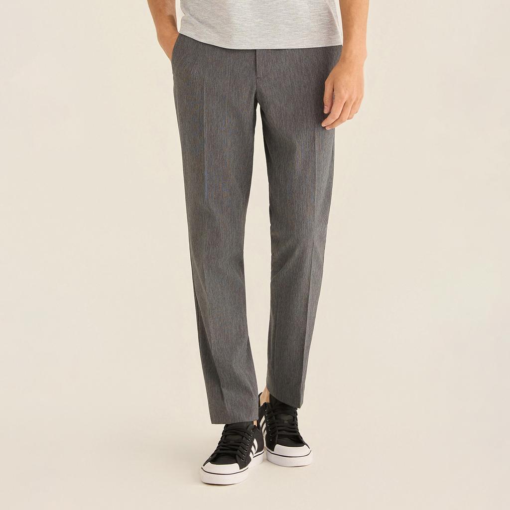 FERRAROMILANO Two-Tone Business Casual Slacks Charcoal (Am0Gbps20138)