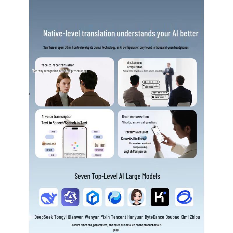 Sanag G9S AI Bluetooth Ear-hook Headset