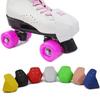 2 Pair Toe Guards Protectors PU Leather Roller Skate Protectors with 4 Holes for Roller Skate