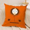 Anime SSouths PPark Cushion Cover Soft Plush Fabric DoubleSided Printed Cushion Covers for All Seasons Modern HomeDecor Gift