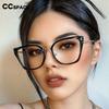 54730 Cat Eye Glasses Optical Myopia Frame Spectacle Frames Women Anti Blue Light Eyeglasses Computer Eyewear Prescription