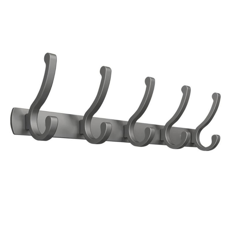 Over The Door Hook Heavy-Duty Door Hanger Coat Rack with 3/4/5 Hooks Hangers for Hanging Keys Hats Clothes Umbrellas