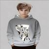 Boys and Girls 3D Printed Sports Fashion Hoodie Casual Fashion Comfortable Hoodie