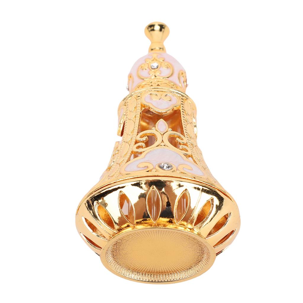 Vintage Perfume Bottle Reusable Zinc Alloy Middle Eastern Hollow Out Sealed Liquid Bottle