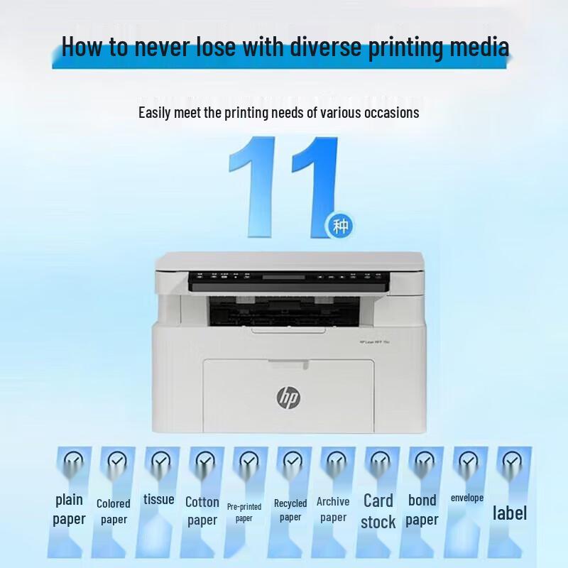 HP 115a A4 Black & White Laser Multifunction Printer CN plug (adapter included)