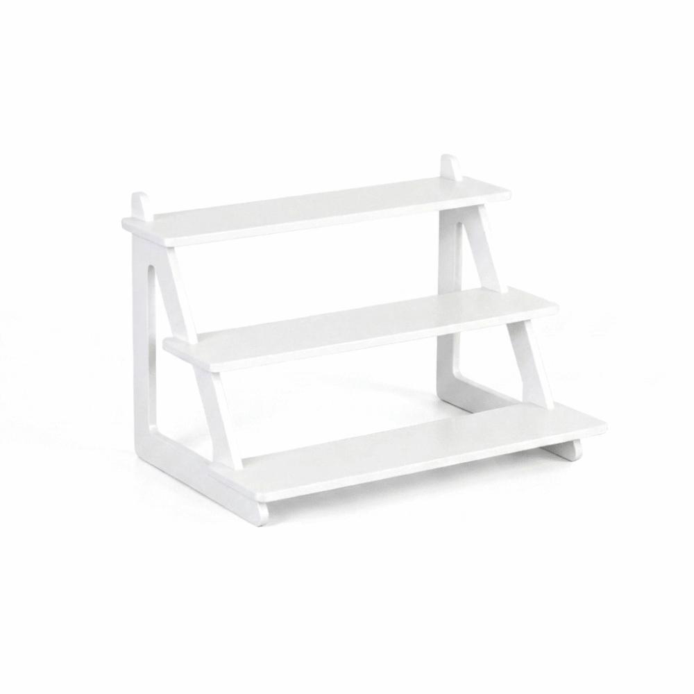 3 Tier Ladder Display Rack Portable Retail Display Stand Multi Tier Display Stand  Trade Shows