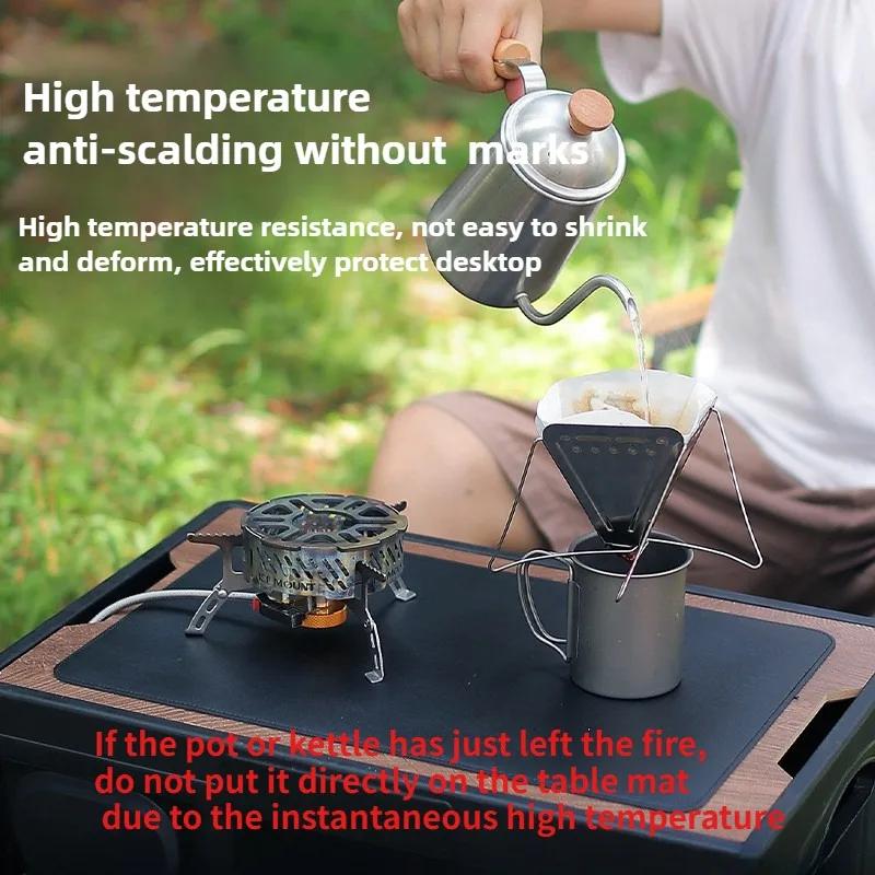 Leather Table Cover, Reversible Protector for Rectangular Tables, Waterproof & Oil Resistant for Dining Table, Office Desk, Dres