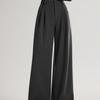 ELLE French Style Loose Versatile Comfortable Slimming Draped Wide Leg Straight Pants Women Pants EK49464