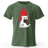 New Angry Cat Mens Funny Cotton Tshirt Fitness Sports Loose Breathable Short Sleeve Tshirt Casual Round Neck Running Top