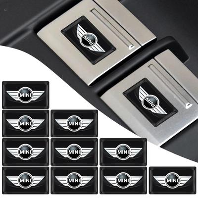 Fashion New Car 3D Epoxy Interior Stickers Decorative Decals Car Accessories For Mini Cooper One S R50 R53 R56 R60 F55 F56