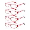 2pcs Women's Blue Light Blocking Reading Glasses +1.0 To +3.0 – Vintage HD PC Lens Stylish Elderly Readers