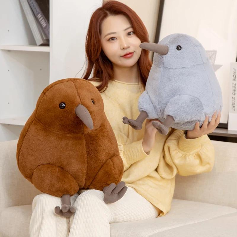 30/40cm Lifelike Kiwi Bird Plush Toy Cute Stuffed Animal Doll Soft Cartoon Pillow Lovely Birthday Gift Home Decor
