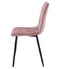 LIBRA Chair - Pink Velvet / Black Legs X 1