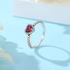 Original 925 Silver Rings For Women Crown Love Heart Sun Moon Engagement Wedding Rose Gold Pave CZ Ring Luxury Jewelry