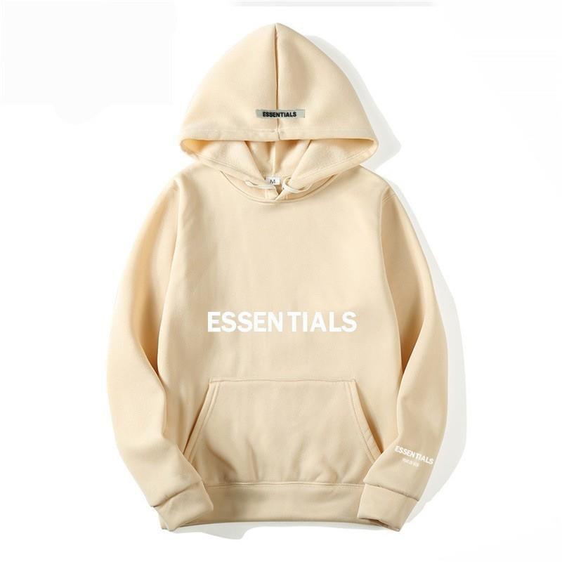 2025 Popular ESS European and American Men's Sweater Hooded Sweater Pullover Men's Hooded Sweater Velvet