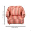1/12 Dollhouse Sofa with Pillows Miniature Decorative Couch for Collectors,