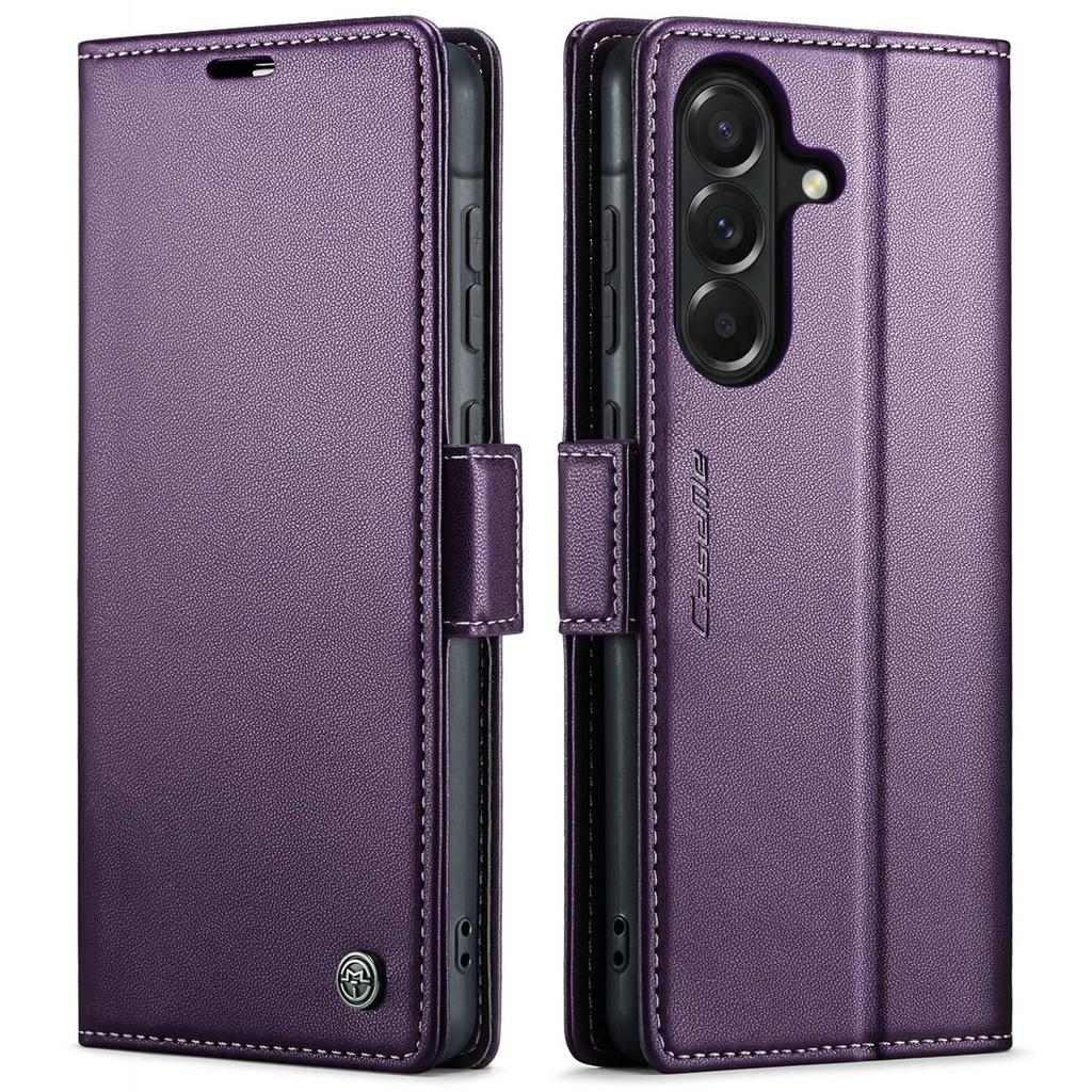 Für Samsung Galaxy A37 A57 Brieftaschen-Hülle mit Kartenhalter RFID-Blockierung PU-Leder Klapphülle Magnetverschluss Ständer Stoßfest